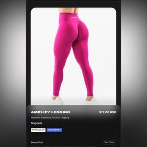 New amplify leggings Magenta PRICE FIRM, NO OFFERS PLEASE